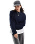 Фото #1 товара ASOS DESIGN clean crew neck jumper in navy