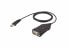Фото #2 товара ATEN USB TO RS422/RS485 Adapter(1.2M) - Black - 1.2 m - USB Type-A - DB-9 - Male - Male