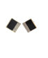 Women's Block Stud Earrings