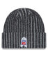 ფოტო #2 პროდუქტის Men's Black Los Angeles Chargers 2023 Salute To Service Cuffed Knit Hat