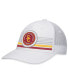 Фото #1 товара Men's White USC Trojans Top Trace Trucker Snapback Hat