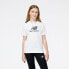 Фото #1 товара NEW BALANCE Essentials Stacked Logo Cotton short sleeve T-shirt
