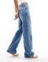 Фото #4 товара Mango ridge edge straight leg jeans in blue