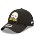 Фото #4 товара Little Boys Black Pittsburgh Steelers 2022 Sideline 9TWENTY Adjustable Hat
