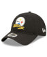 Little Boys Black Pittsburgh Steelers 2022 Sideline 9TWENTY Adjustable Hat