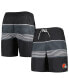 Men's Black Cleveland Browns Coastline Volley Swim Shorts