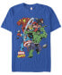 Фото #1 товара Marvel Men's Comic Collection The Mighty Five Short Sleeve T-Shirt