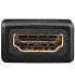 Wentronic HDMI Adapter - gold-plated - Black - HDMI Type-A - HDMI Type-C - Black