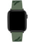 Фото #4 товара Crocodile Print Green Silicone Strap for Apple Watch® 42mm/44mm