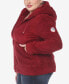 Фото #3 товара Plus Size Hooded Sherpa Jacket