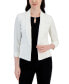 Фото #1 товара Women's 3/4-Sleeve Shawl-Collar Blazer