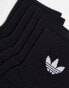 Фото #8 товара adidas Originals 6 pack trefoil ankle socks in black