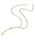 Фото #2 товара 14K Gold Plated "Y" Paperclip Necklace