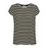 ფოტო #3 პროდუქტის VERO MODA CURVE Aya Plain Stripe short sleeve T-shirt
