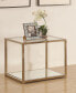 Фото #2 товара Crosby End Table with Mirror Shelf