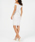 Фото #5 товара Women's Off-The-Shoulder Beaded Sheath Dress