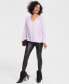 Women's Tie-Neck Pleated Blouse, Created for Macy's