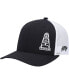 ფოტო #2 პროდუქტის Men's Black, White Hog Trucker Snapback Hat
