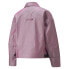 Фото #7 товара Puma Pronounce X Woven Full Zip Jacket Womens Purple Casual Athletic Outerwear 5