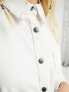 Cotton On boyfriend denim shirt in white