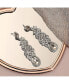 ფოტო #3 პროდუქტის Women's Silver Dazzling Drop Earrings