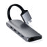 Фото #1 товара Satechi ST-TCDMMAM - USB 3.2 Gen 1 (3.1 Gen 1) Type-C - 60 W - Grey - MicroSD (TransFlash) - SD - HDMI - RJ-45 - USB 3.2 Gen 1 (3.1 Gen 1) Type-A - USB 3.2 Gen 1 (3.1 Gen 1) Type-C - USB