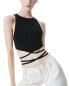 Alice + Olivia Latia Tie Waist Knit Tank Women's L