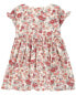 Фото #5 товара Baby Floral Print Puff Sleeve Dress 9M