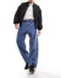 Фото #10 товара Jack & Jones baggy fit rigid jean in mid wash blue