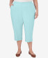 ფოტო #1 პროდუქტის Plus Size Hyannisport Pull-On Capri Pant