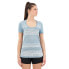 ფოტო #1 პროდუქტის ICEBREAKER Tech Lite II SS Scoop Tee Reflection Lines short sleeve T-shirt