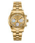 ფოტო #2 პროდუქტის Women's Alessandra Diamond (1/5 ct.t.w.) 18k Gold Plated Stainless Steel Watch