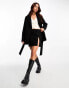 Фото #2 товара New Look short belted coat in black