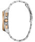 ფოტო #2 პროდუქტის Eco-Drive Men's Chronograph Classic Two-Tone Stainless Steel Bracelet Watch 41mm