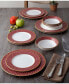 Фото #4 товара Crochet 12- Pc Dinnerware Set, Service for 4