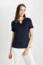 Kadın T-shirt C1872ax/nv256 Navy