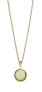 Decent Artic Symphony Green Crystal Gold Plated Necklace 430-255-450