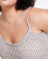 Фото #5 товара Trendy Plus Size Sleeveless Shine Midi Dress, Created for Macy's