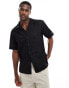 Фото #3 товара Jack & Jones boxy shirt in black lace