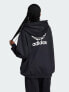 Фото #3 товара adidas Trefoil Oversized Hoodie in Black