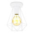 Фото #1 товара Weiße Deckenlampe Metall exkl. E27