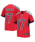 Big Boys Ryan Tannehill Red Tennessee Titans Inverted Team Game Jersey