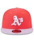 Фото #3 товара Men's Red, Purple Oakland Athletics Spring Basic Two-Tone 9FIFTY Snapback Hat