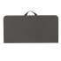 Фото #3 товара 34'' Square Bi-Fold Dark Gray Plastic Folding Table With Carrying Handle