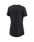 ფოტო #2 პროდუქტის Women's Black Chicago White Sox Side Cinch Fashion Tri-Blend Performance T-shirt