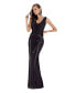 ფოტო #2 პროდუქტის Women's Fitted Dress With Tonal Beading