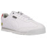 Фото #4 товара Puma Ferrari Roma Via Perforated Lace Up Mens White Sneakers Casual Shoes 30703