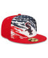 ფოტო #4 პროდუქტის Men's Red Chicago White Sox 2022 4th of July On-Field 59FIFTY Fitted Hat