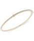 Gold-Tone Pavé Thin Bangle Bracelet