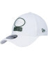 Фото #4 товара Men's White Green Bay Packers Team White Out 39THIRTY Flex Hat